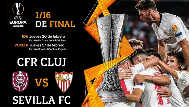 Fechas de los partidos entre el Cluj y el Sevilla.