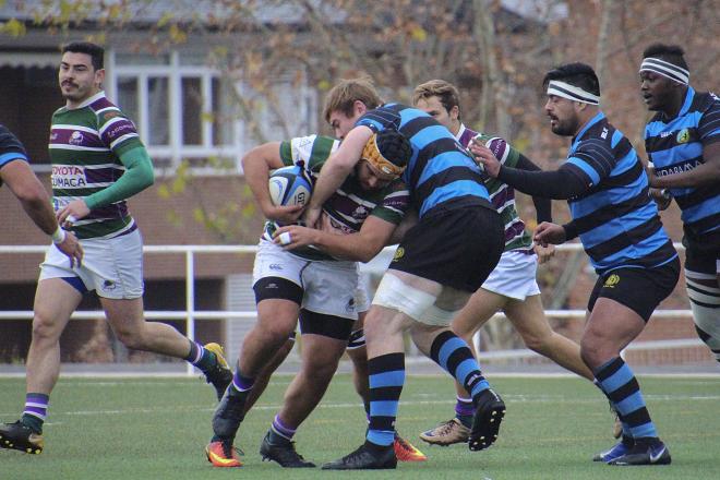 Una imagen del Ingenieros Industriales - Rugby Málaga.