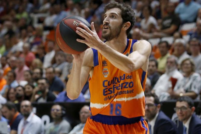 Guillem Vives en un partido con el Valencia Basket (Foto: Valencia Basket)