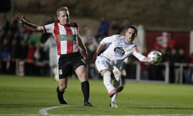 Jovanovic, en un lance del Illueca-Dépor (Foto: Dani Marzo).
