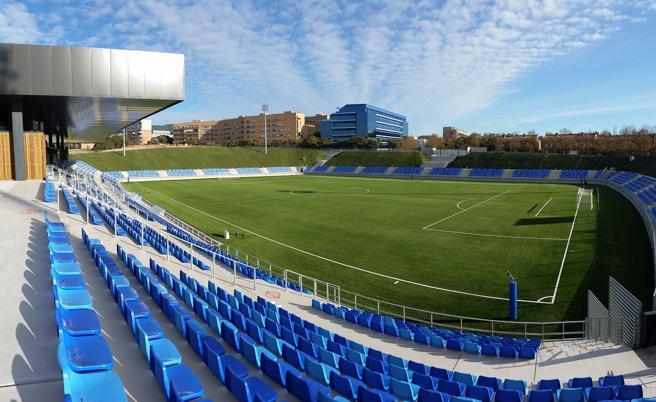 Estadio Municipal de Badalona, escenario del encuentro.