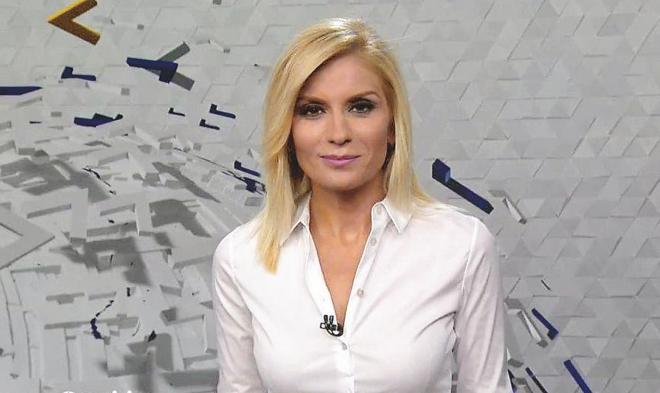 Sandra Golpe, presentadora televisiva.