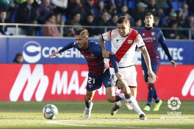 Imagen del Huesca-Rayo (Foto: LaLiga).