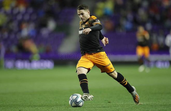 Manu Vallejo marcó en la ida y quiere reivindicarse en el Valencia - Valladolid (Foto: Valencia CF).
