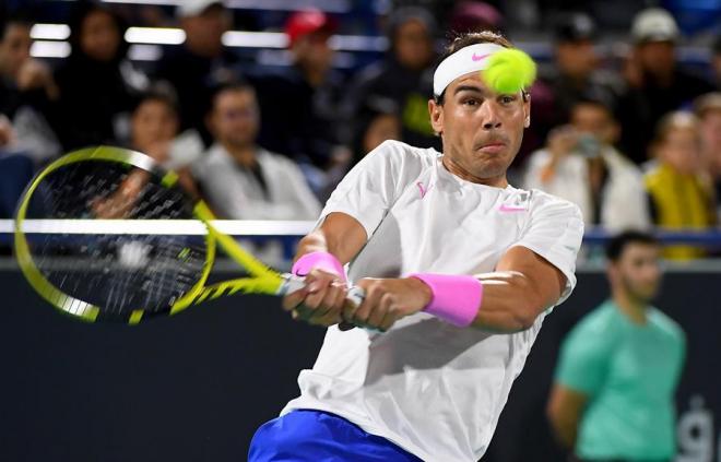 Rafa Nadal, en Abu Dabi.