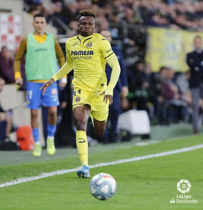 Samu Chukwueze, en el Villarreal-Getafe (Foto: LaLiga Santander).