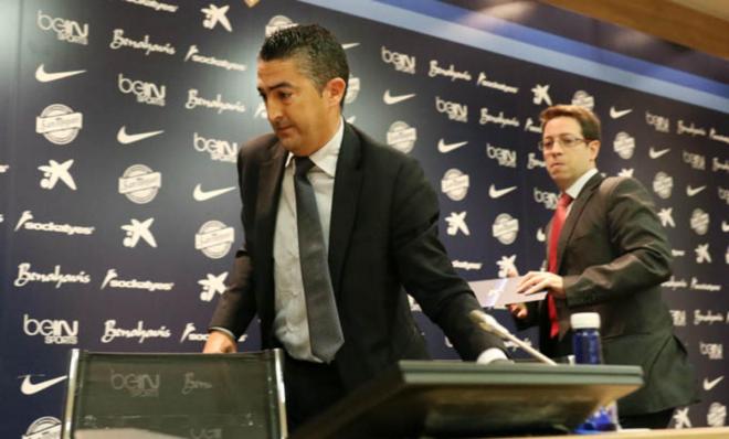 González Segura, en aquella comparecencia que ofreció a finales de 2015.