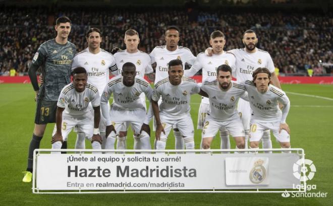 Once del Real Madrid ante el Athletic (Foto: LaLiga Santander).