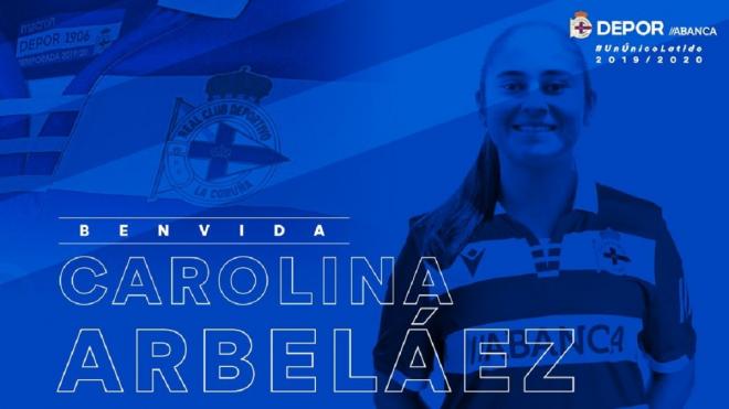 Carolina Arbeláez, nuevo fichaje del Deportivo Abanca (Foto: RCD).