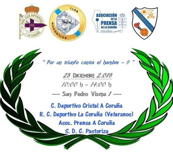 Cartel del Deportivo Cristal anunciando el partido benéfico (Foto: CDC).