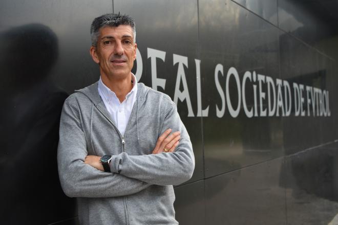 Imanol Alguacil, entrenador de la Real Sociedad (Foto: Giovanni Batista).
