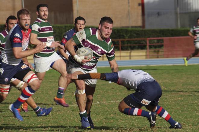 Una imagen del Rugby Málaga - Liceo.