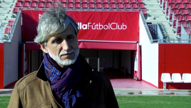 Pablo Alfaro, en la Ciudad Deportiva del Sevilla.