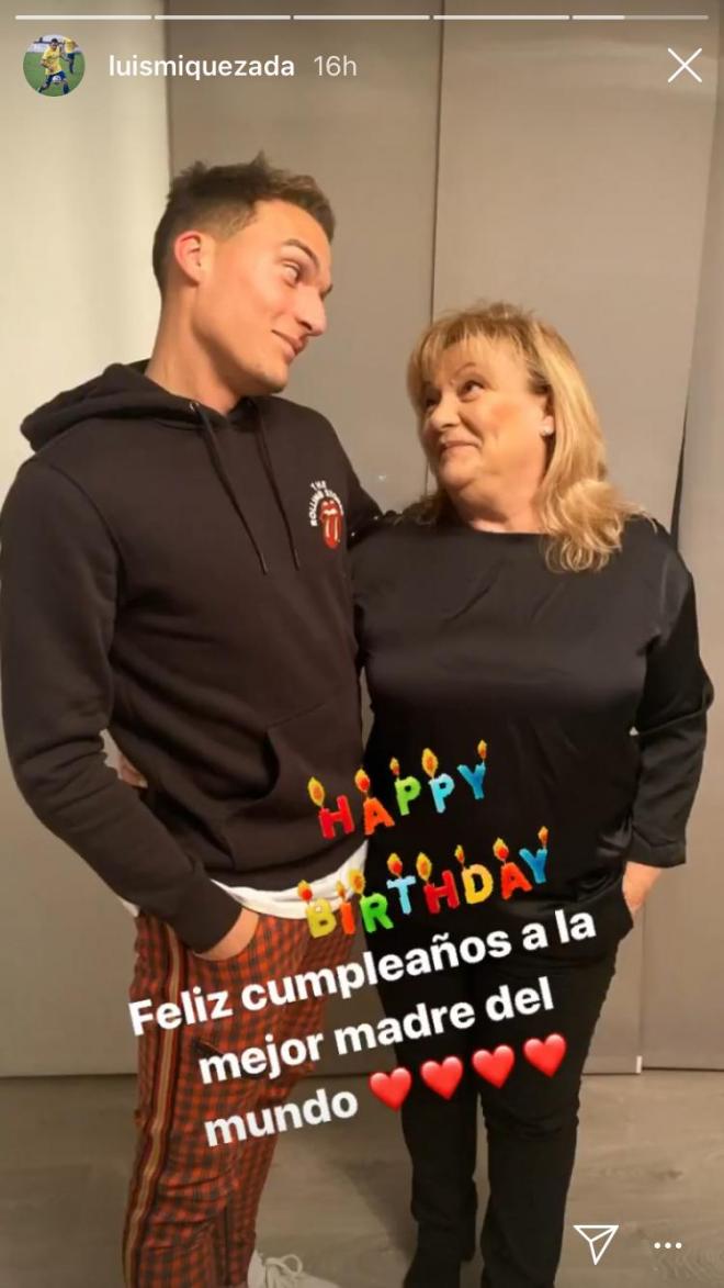 Quezada felicita a su madre por el cumpleaños (Foto: Instagram).