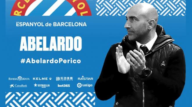 Abelardo, nuevo entrenador del Espanyol.