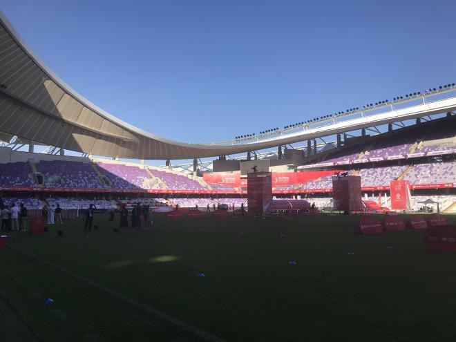 Estadio en el que se disputará LaLiga Promises en Abu Dhabi.
