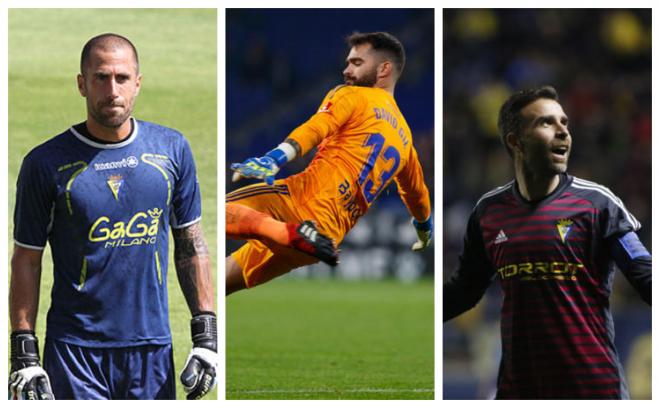 Elige al mejor portero de la década en el Cádiz CF.