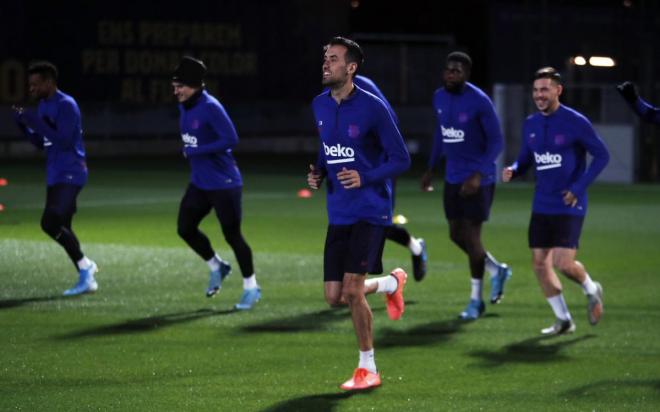 Entrenamiento del Barcelona (Foto: FC Barcelona).