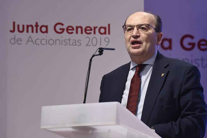 José Castro, en la Junta General de Accionistas del Sevilla de 2019. (Foto: Kiko Hurtado).