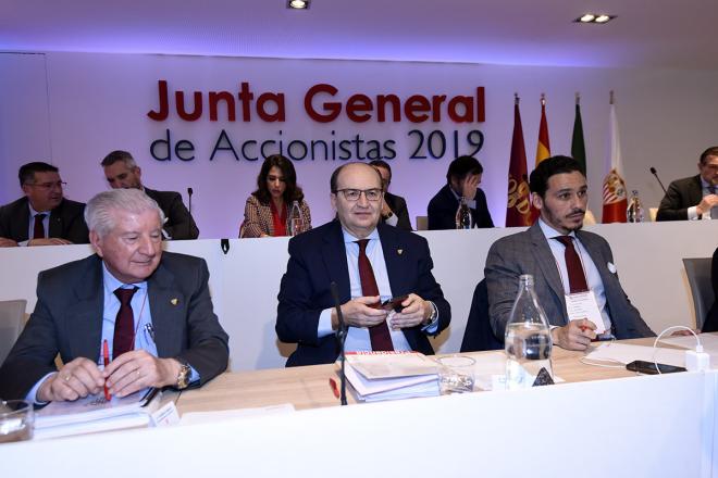 José Castro y Del Nido Carrasco, en la Junta General. (Foto: Kiko Hurtado).