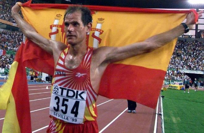 Abel Antón, campeón del mundo de maratón en Sevilla 99 / EFE