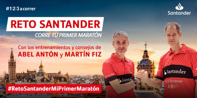 Abel Antón y Martín Fiz lideran el 'Reto Santander Mi Primer Maratón'