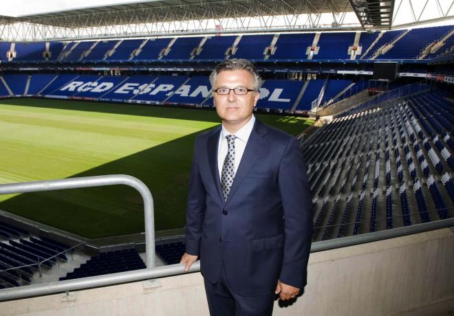 José María Durán, director general del Espanyol (Foto: RCDE).