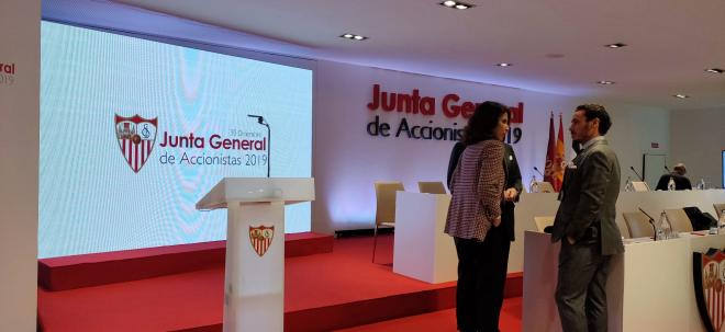 Junta de Accionistas del Sevilla 2019.