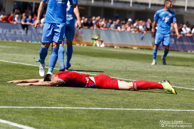 Del todo a la nada. Al Recre se le escapó la posibilidad de ascender por la vía directa. (Manu López / Albiazules.es).