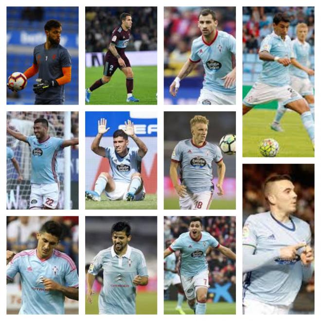 Mejor once del Celta en la última década.