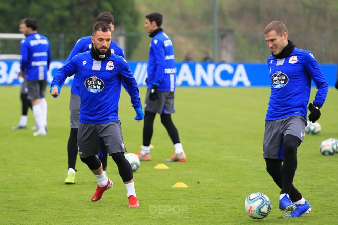 Entrenamiento del Deportivo en Abegondo (Foto:RCD)