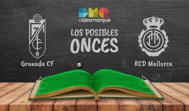 Los posibles onces del Granada-Mallorca.