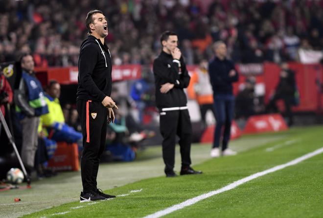 Julen Lopetegui, en el Sevilla 1-1 Athletic. (Foto: Kiko Hurtado).