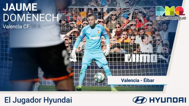 Jaume, jugador Hyundai del Valencia-Éibar.
