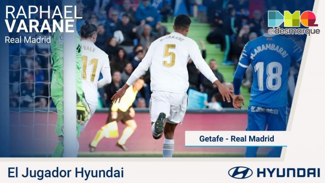 Varane, jugador Hyundai.