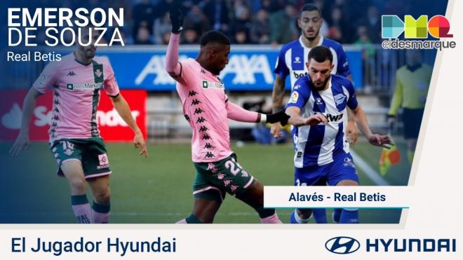 Emerson, ante el Alavés.