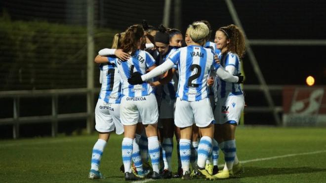El equipo femenino termina la primera vuelta en la parte alta de la tabla (Foto: Real Sociedad).