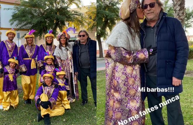 Familiares de Sergio Ramos, listos para acompañar a la hermana en la cabalgata de Guillena (Fotos: Instagram).