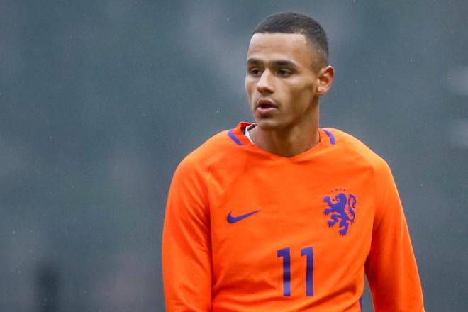 Alessio Da Cruz, con la selección holandesa.