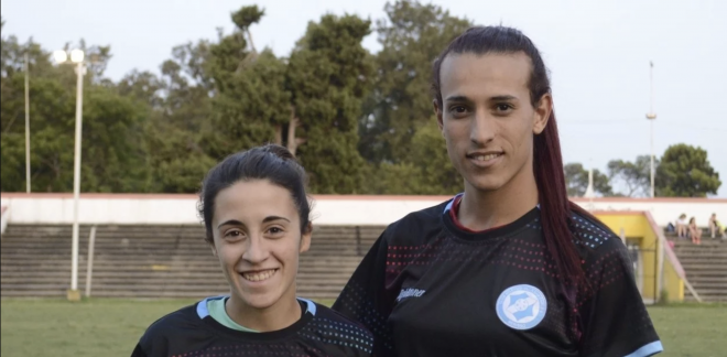 Ludmila Angeli y Mara Gómez, nuevas jugadoras de Villa San Carlos. (Villa San Carlos Femenino)