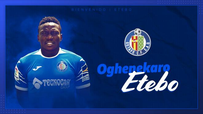 Etebo, nuevo jugador del Getafe.