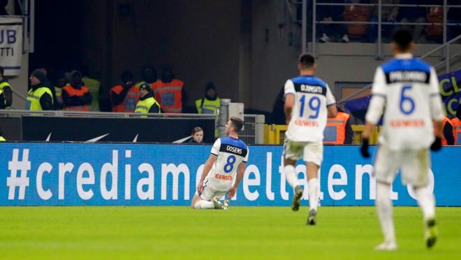 El Atalanta empató en San Siro.