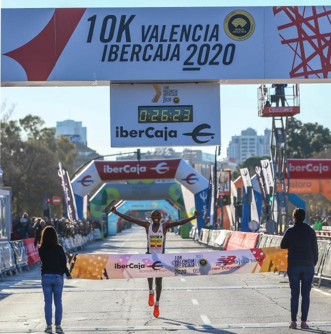 Ganador de la 10K Valencia 2020 (Foto: Ibercaja).