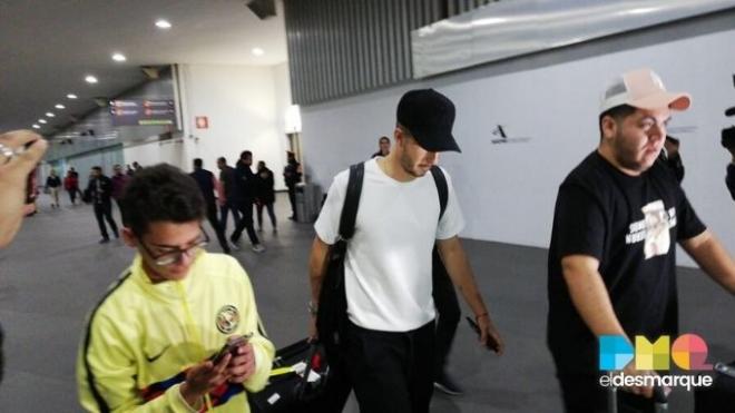 Guido a su llegada al Aeropuerto (FOto: DMQ, cedida por ESPN).