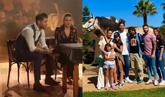 Sergio Ramos, capitán del Real Madrid, y la cantante Niña Pastori son muy amigos (Fotos: Instagram).