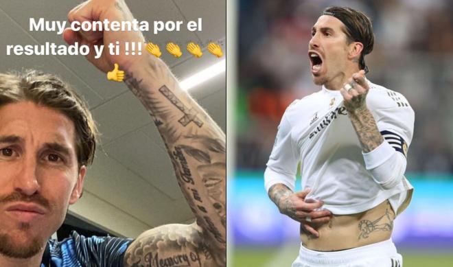 El mensaje, a través de Instagram Stories, de la Niña Pastori a Sergio Ramos tras proclamarse campeón de la Supercopa de España con el Real Madrid (Fotos: Instagram / EFE).