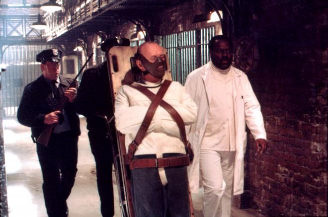 Anthony Hopkins como Hannibal Lecter en El silencio de los corderos (Foto: CBS).