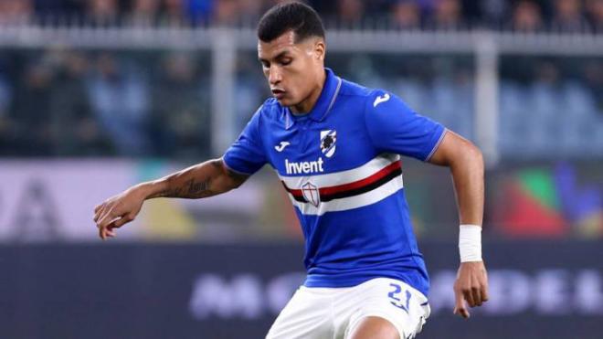 Jeison Murillo con la Sampdoria.