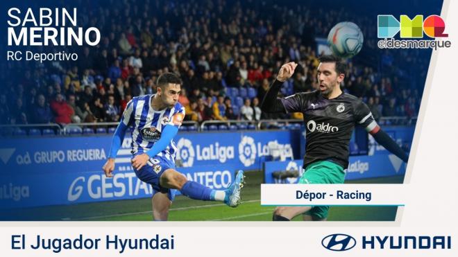 Sabin Merino, Jugador Hyundai del Dépor-Racing.