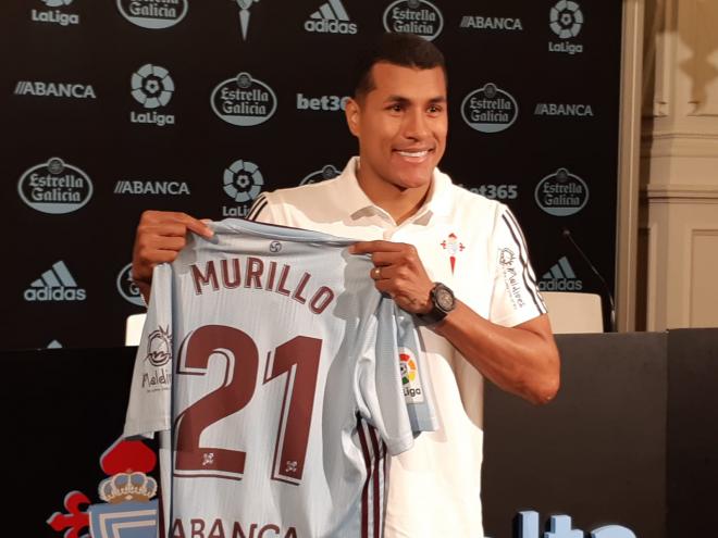 Jeison Murillo posa como nuevo jugador del Celta (Foto: Alberto Bravo).